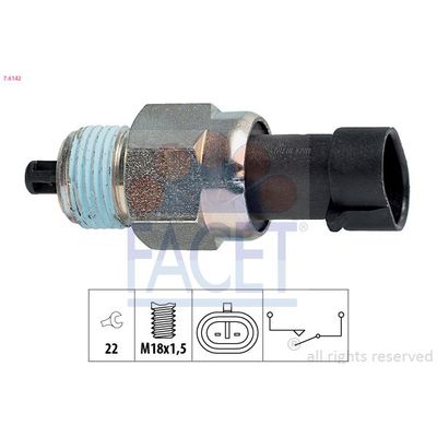 Geri Vites Müşürü  Fiat Palio (178) Weekend (1997->)  FACET 7.6142