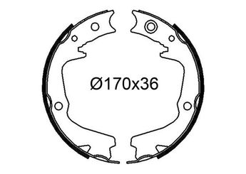 Fren Pabuçlu Balata Arka VALEO 564274  26694AG000 266947G010 26694-7G010 26694-AG000