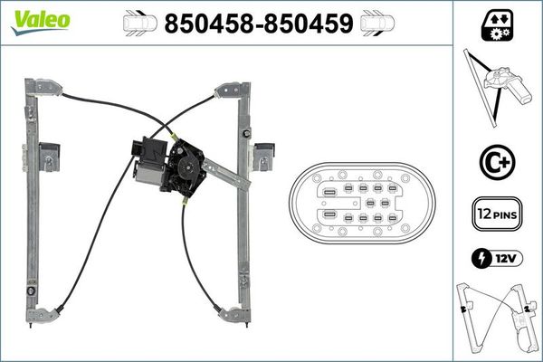 Cam Krikosu Ön Sol VALEO 850458