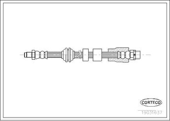 Fren Hortumu Ön Sağ veya Sol SVAC 40-0160  34326760909