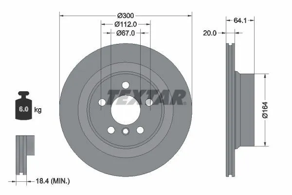 Fren Disk Ayna Arka Sağ ve Sol BMW 4 Serisi Cabrio (G23)(2020->)  BRAXIS AE1448