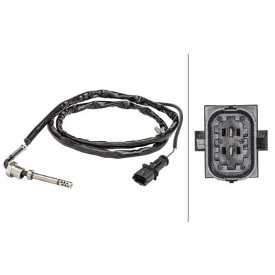 Egzoz Sıcaklık Sensörü  Opel Astra H GTC (2004->)  HELLA 6PT 358 181-081