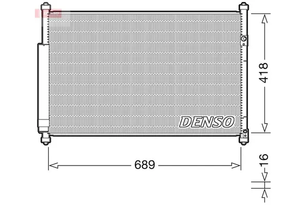 Klima Radyatörü  DENSO DCN47006