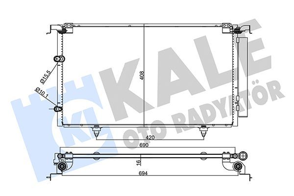 Klima Radyatörü  KALE 357705