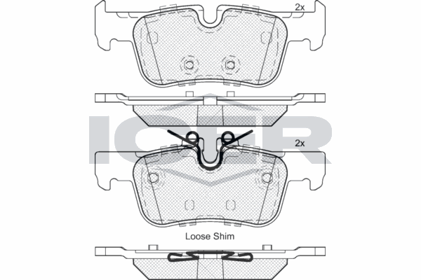 Fren Disk Balata Arka BMW X1 Serisi (F48/F49)(2016->)  WONGA 271049