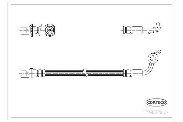 Fren Hortumu Ön Sağ ASPART 3HOS1449
