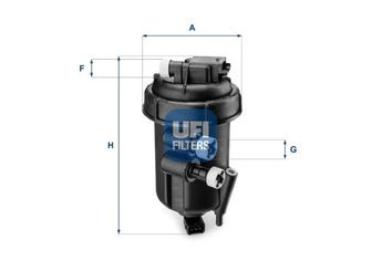 Yakıt Filtresi  UFI 55.108.00  5510800 55.108.00 51713215