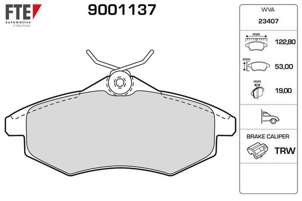 Fren Disk Balata Ön FTE 9001137