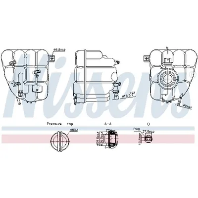 Radyatör Yedek Su Deposu  NISSENS 996255