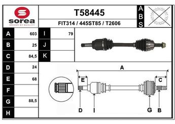 Aks Komple Ön Sol BROM F4019K  55207525 51810626 51961297 71797042 95511568 95516446 95520657 95520665 371378 3 71 378 374943 3 74 943 5374107 53 74 107
