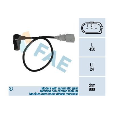 Krank Sensörü  Skoda Superb (3U4)(04.2002->)  FAE 79055