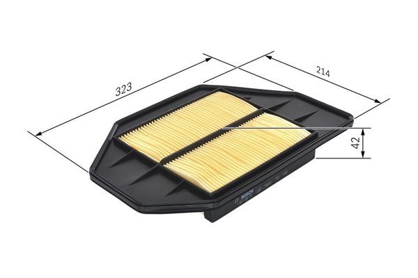 Hava Filtresi  Honda Civic HB (EU)(01.2001->)  BOSCH 1 987 429 178