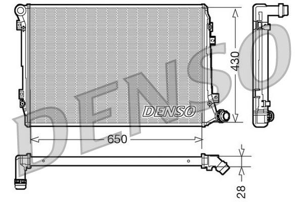 Su Radyatörü  DENSO DRM32037