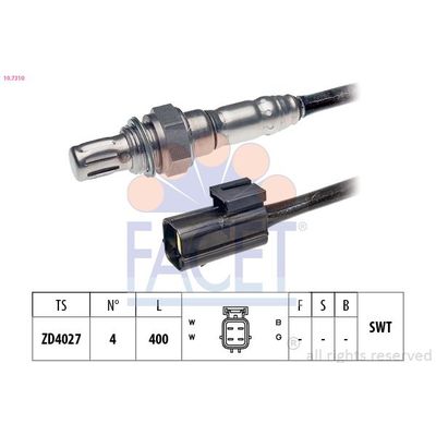 Oksijen (Lambda) Sensörü  Kia Shuma II (SPT)(2000->)  NGK 94430