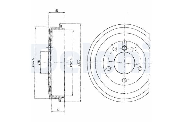 Kampana Arka Sağ veya Sol DELPHI BF275