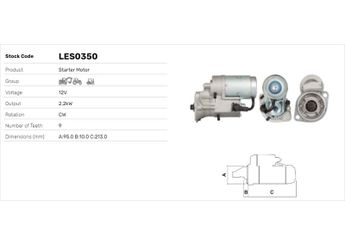 Marş Dinamosu  LUCAS ELEKTRIK LES0350  1347064 15119632 3114993 3122813 8941337582 894133-7582 8941337583 894133-7583 8941337584 894133-7584 8970429970 897042-9970 8970429971 897042-9971 8970429972 897042-9972 8971203560 897120-3560 8971203561 897120-3561 8971203562 897120-3562 2873K401