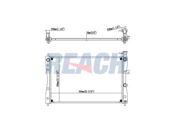 Su Radyatörü  ORİS 103-4811  MN130393 4545000703 4545000803 4545001503 4545001603