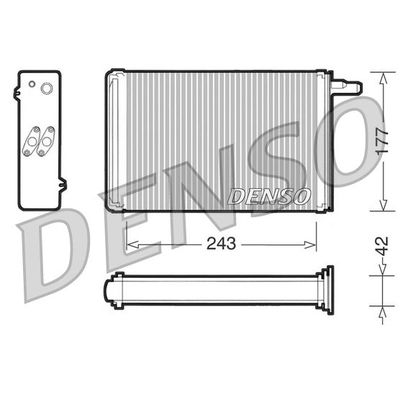 Kalorifer Radyatörü  Fiat Talento (269)  DENSO DRR09030