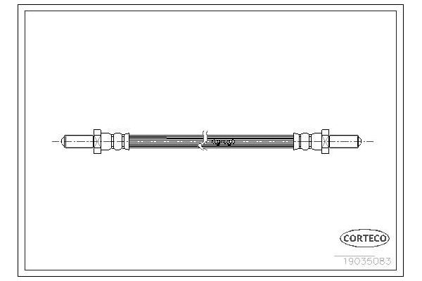 Fren Hortumu Arka Sağ veya Sol Ford Escort 3/4/5 Kapı/S.Wagon (1995->)  CAVO C901 398A