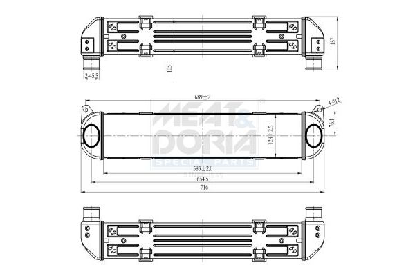 Turbo Radyatörü  Land Rover Discovery (08.2004->)  ORİS IRO507105