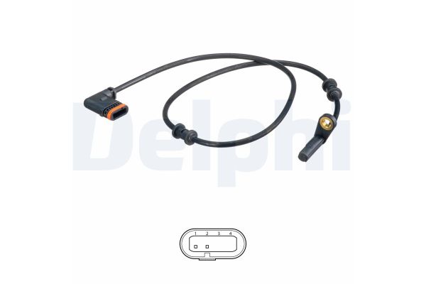 Abs Sensörü Arka Sağ veya Sol Mercedes SLK -Serisi Roadster (BM 171)(01.2004->)  DELPHI SS20550