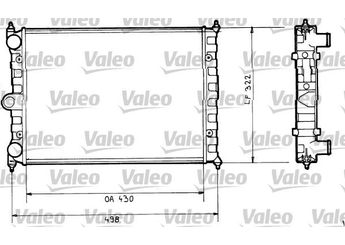 Su Radyatörü  VALEO 816703  867121253AB 867121253K 867121253L 867121253M