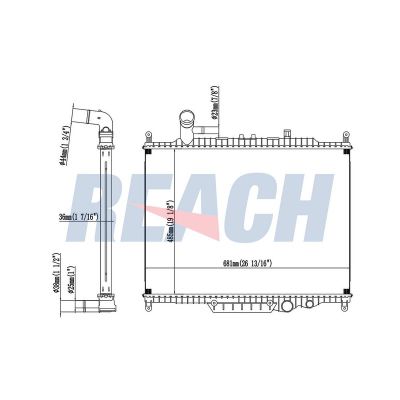 Su Radyatörü  ORİS BRO021036