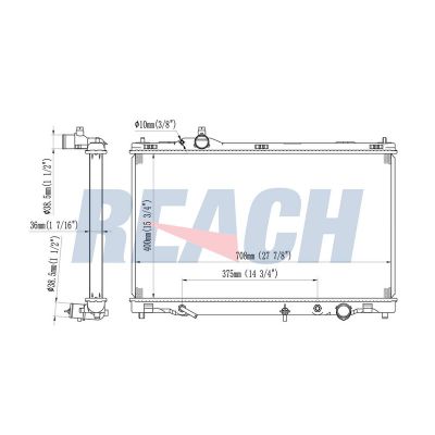 Su Radyatörü  Lexus GS (GS/US/WS19)(2005->)  MGA 80008