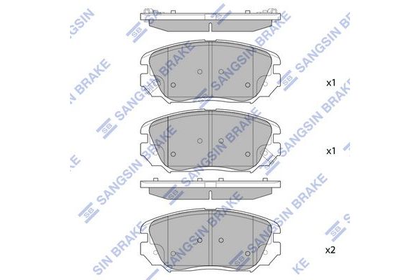 Fren Disk Balata Ön SANGSIN SP1402