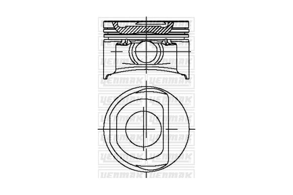 Piston (72.00MM-STD)  GOETZE 87-70697-STD-B