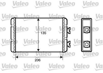 Kalorifer Radyatörü  VALEO 812220  64118372783 64 11 8 372 783 8372783 8 372 783