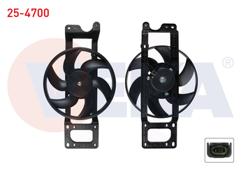 Radyatör Fan ve Motoru  VEKA 25-4700  6001546843 6001547043 6001550770 8200702955