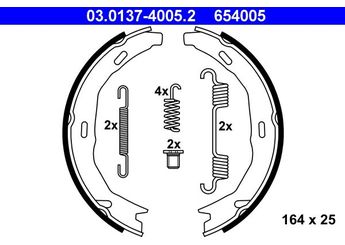 El Fren Balatası  ATE 03.0137-4005.2  A0044208620 44208620 004 420 86 20 A 004 420 86 20