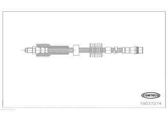 Fren Hortumu Ön Sağ veya Sol MAHER 13578  4806N6