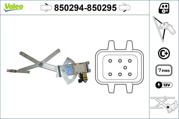 Cam Krikosu Ön Sol VALEO 850294