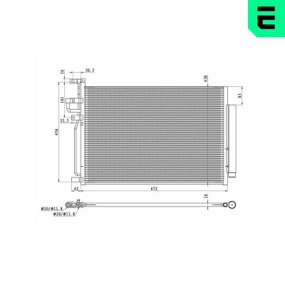 Klima Radyatörü  Opel Antara (2006->)  ERA 667448