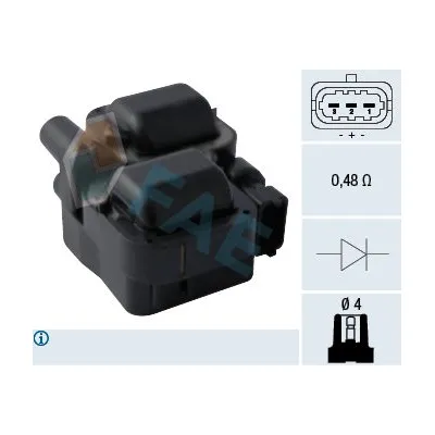 Ateşleme Bobini  Mercedes SLK -Serisi Roadster (BM 171)(01.2004->)  GVA 5099112