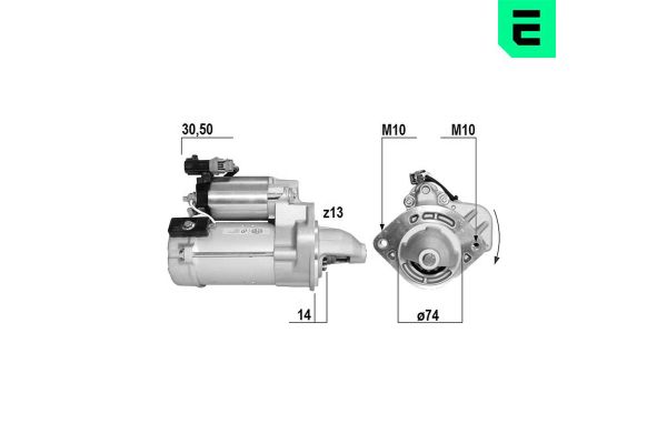Marş Dinamosu  Lexus IS (AVE30/GSE30)(2013->)  ERA 221124A