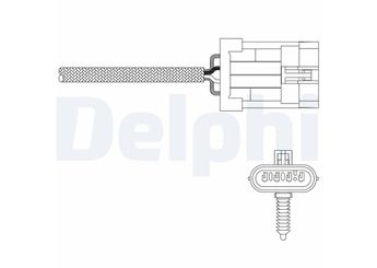 Oksijen (Lambda) Sensörü  DELPHI ES20335-12B1  96253546 96507986