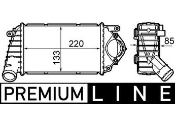 Turbo Radyatörü  MAHLE CI 302 000P  6E0145805B