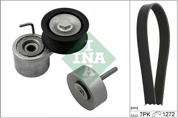 Vantilatör Kayış Seti  Porsche Cayenne (Typ 92A)(02.2010->)  INA 529 0245 10
