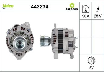 Alternatör  VALEO 443234  5001866377 485890 530122904 A004TR5091 A004TR5091ZT A4TR5091 A4TR5091ZT 5010480765