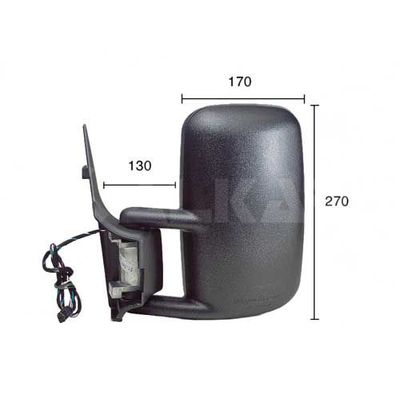 Dikiz Aynası Dış Sol SPJ E-2091