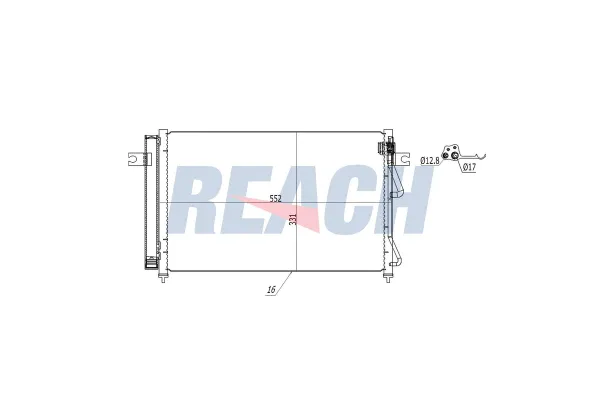 Klima Radyatörü  Hyundai Getz (TB)(2002->)  MGA 82504