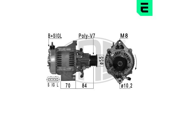 Alternatör  Land Rover Discovery (LT)(01.1999->)  ERA 210961A