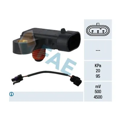MAP Sensörü  Daewoo Evanda (2003->)  OPEL ORJINAL 25195788