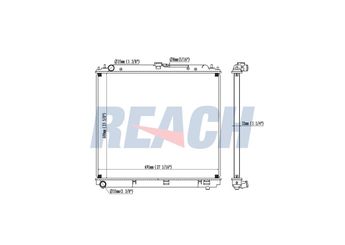 Su Radyatörü  BSG 95-520-009  21460EB30A 21460EB31A 21460EB31B