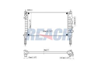 Su Radyatörü  MANDO DC253103Z100  1300354 1300345 1300353 95091649 95136076 95298554