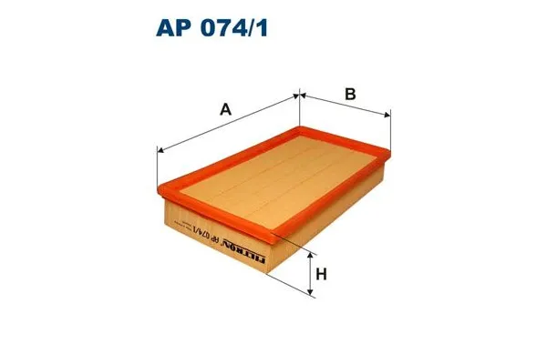 Hava Filtresi  Ford Fiesta (DX)(2000->)  FILTRON AP 074/1