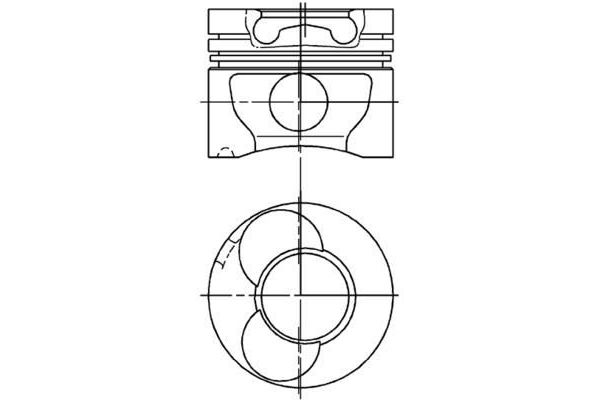 Piston (89.00MM-0.50)  KOLBENSCHMIDT 94823710
